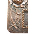 rama foto art nouveau. bronz sculptat si cizalat manual  cca 1880 Franta